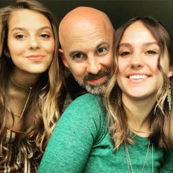 Sara's husband and daughters today