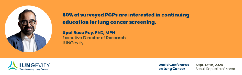 80% of surveyed pcps are interested in continuing education for lung cancer screening