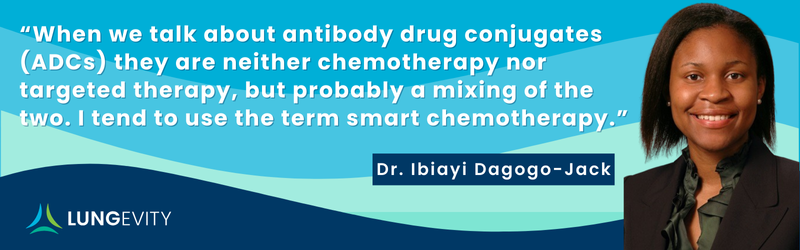 Quote from speaker about antibody drug conjugates