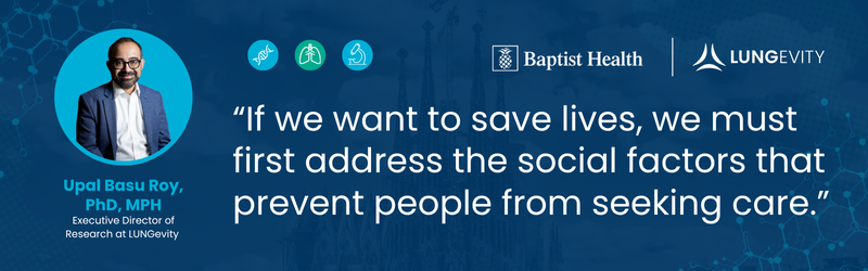 quote about importance of addressing social factors that prevent people from seeking care