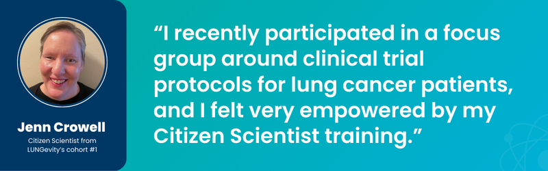 quote from citizen scientist about how helpful the program was