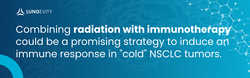 quote from article about targeting cold tumors