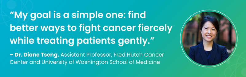 My goal is a simple one: find better ways to fight cancer fiercely while treating patients gently