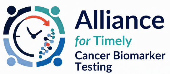 alliance for timely cancer biomarker testing logo