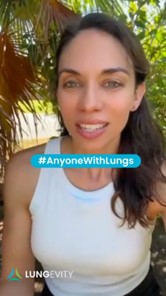 Ashley's post on social with hashtag