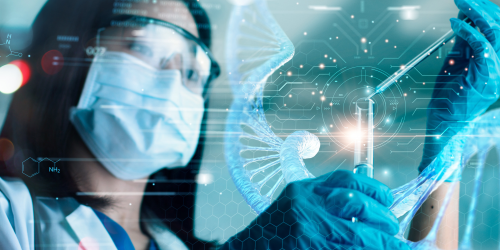 researcher using tools