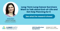 long term survivorship lung cancer research
