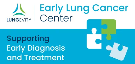 Early Lung Cancer Center with puzzle pieces fitting together