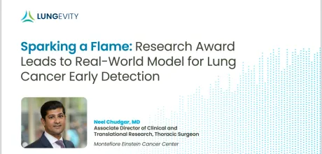 Research Award Leads to Real-World Model for Lung Cancer Early Detection