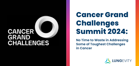 Grand cancer challenges logo and title of article