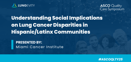 hispanic family smiling in background