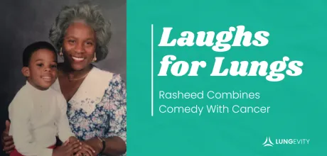 laughs for lungs rasheed combines comedy with cancer
