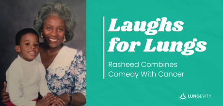 laughs for lungs rasheed combines comedy with cancer