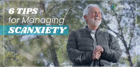 white hair man outdoors and calm