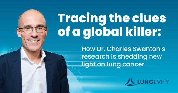 Dr. Charles Swanton smiling and blog title