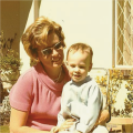 Baby Andrea with her mother