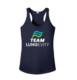 tank top with team lungevity logo