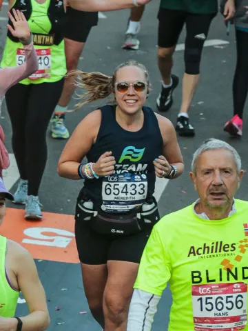 woman running