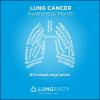 Image of lungs made from lung cancer-related buzzwords