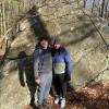 Myra and Kelvin Myra and Kelvin in hiking gear in nature