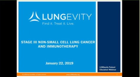 Stage III Non-small Cell Lung Cancer and Immunotherapy